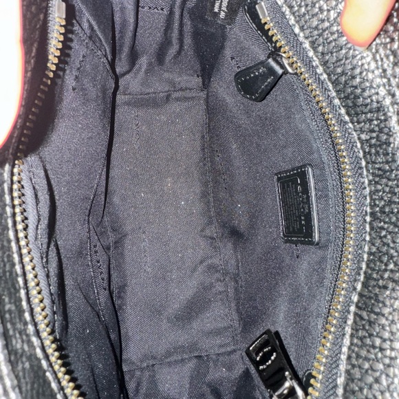 Coach Swagger Gunmetal Pebbled Leather Bag - Picture 10 of 11